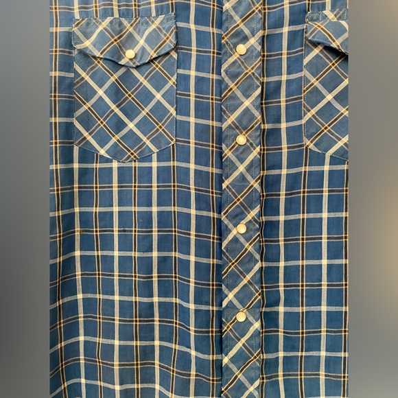 Vintage wrangler pear snap button down - Picture 4 of 6